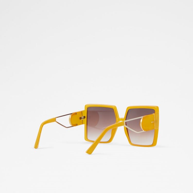 Dark Yellow Aldo Annerelia Women's Sunglasses | 6MQmKcFE