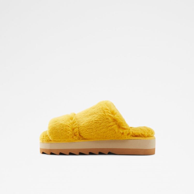 Dark Yellow Aldo Gaismas Women's Slippers | eivx3WPR