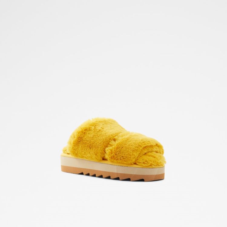 Dark Yellow Aldo Gaismas Women's Slippers | eivx3WPR