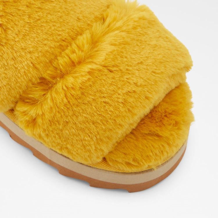 Dark Yellow Aldo Gaismas Women's Slippers | eivx3WPR