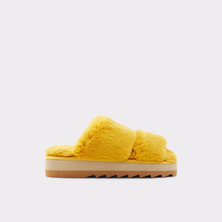 Dark Yellow Aldo Gaismas Women\'s Slippers | eivx3WPR