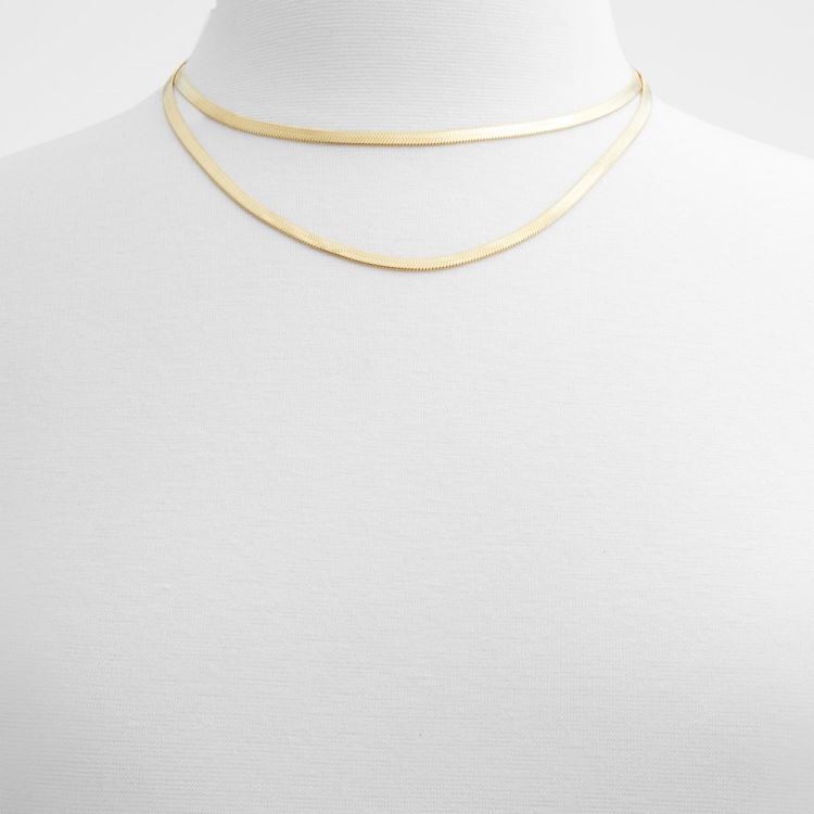 Gold Aldo Abilaria Women's Necklace | l04p2Xt2