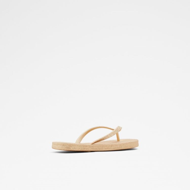 Gold Aldo Aloomba Women's Flat Sandals | YgOE2rUq