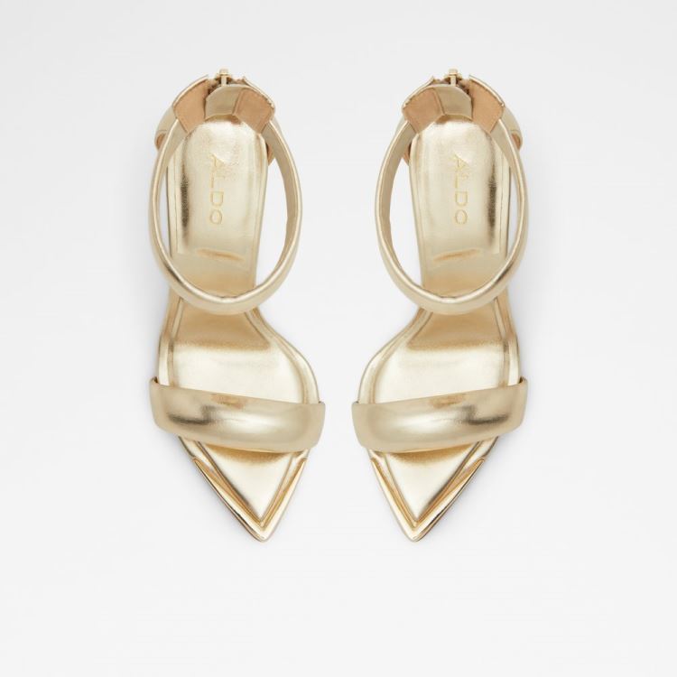 Gold Aldo Contesa Women's Heels | XJxBCIfz