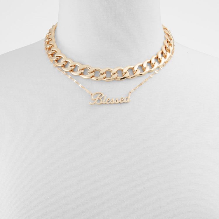 Gold Aldo Drycia Women's Necklace | 3RwpNIMg