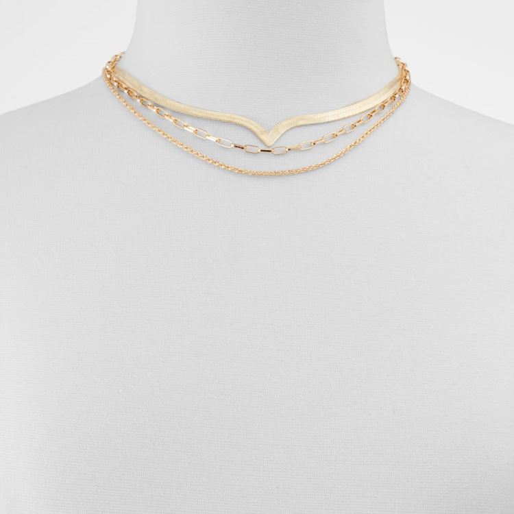 Gold Aldo Ediagan Women's Necklace | CyQ7Mrzm