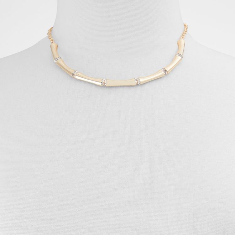 Gold-Clear Multi Aldo Adedridan Women's Necklace | AvF3ookp