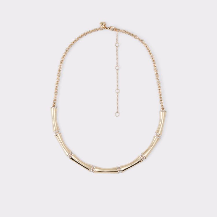 Gold-Clear Multi Aldo Adedridan Women\'s Necklace | AvF3ookp