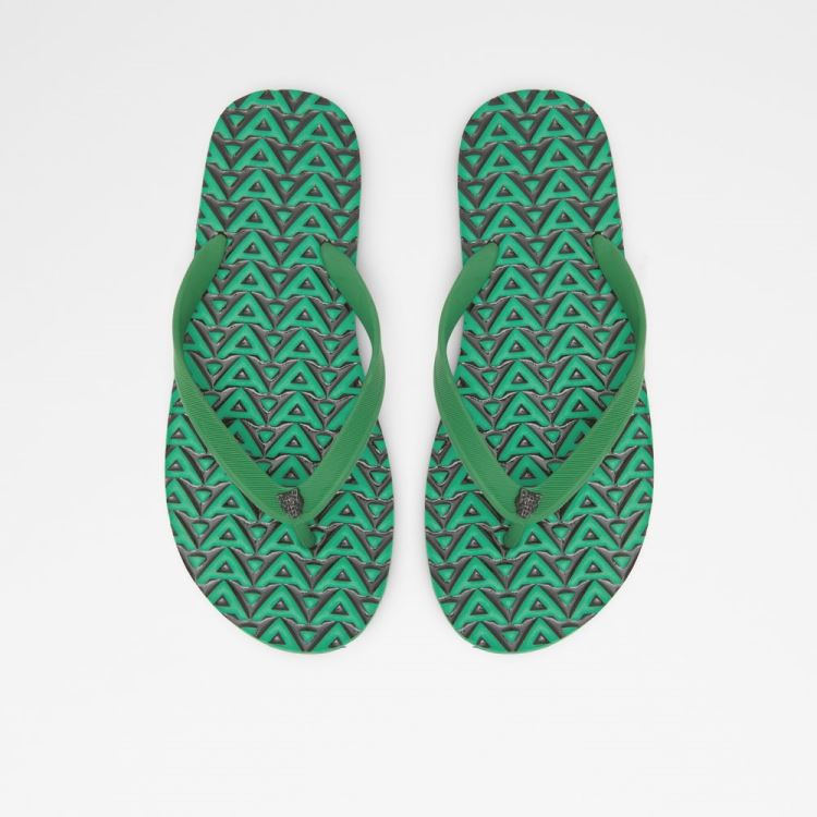 Green Aldo Rickle Men's Sandals | XtiRVNKw