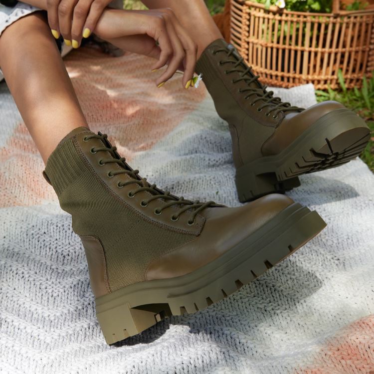 Khaki Aldo Reflow Women's Boots | 8juWzR86