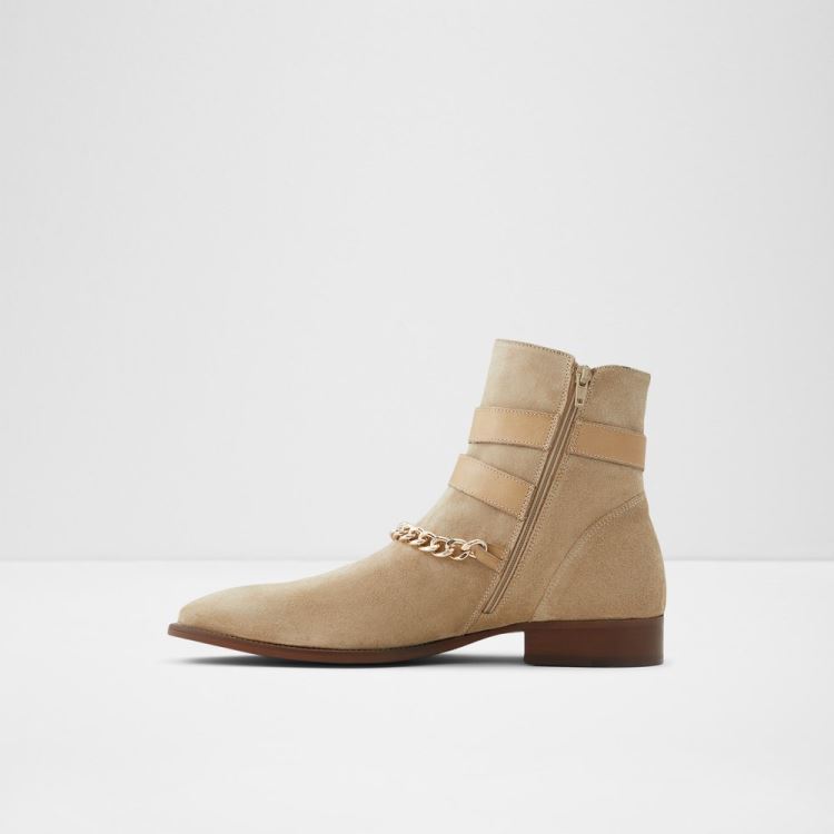 Light Beige Aldo Eolophus Men's Boots | yb3ci0NB