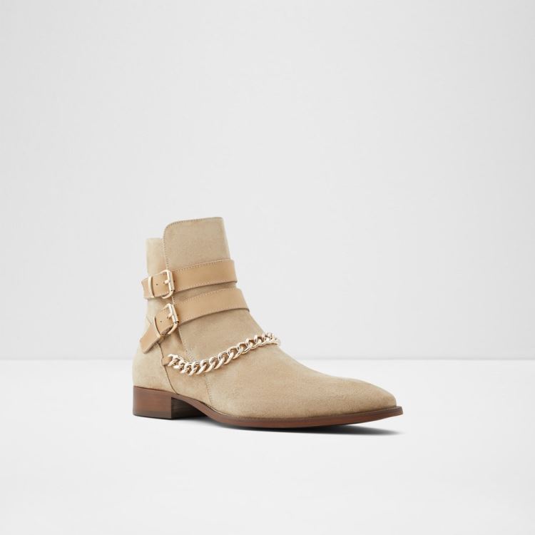 Light Beige Aldo Eolophus Men's Boots | yb3ci0NB