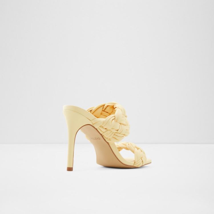 Light Yellow Aldo Wovella Women's Dress Sandals | BERnJHE8