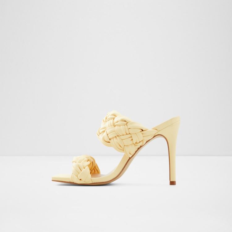 Light Yellow Aldo Wovella Women's Dress Sandals | BERnJHE8