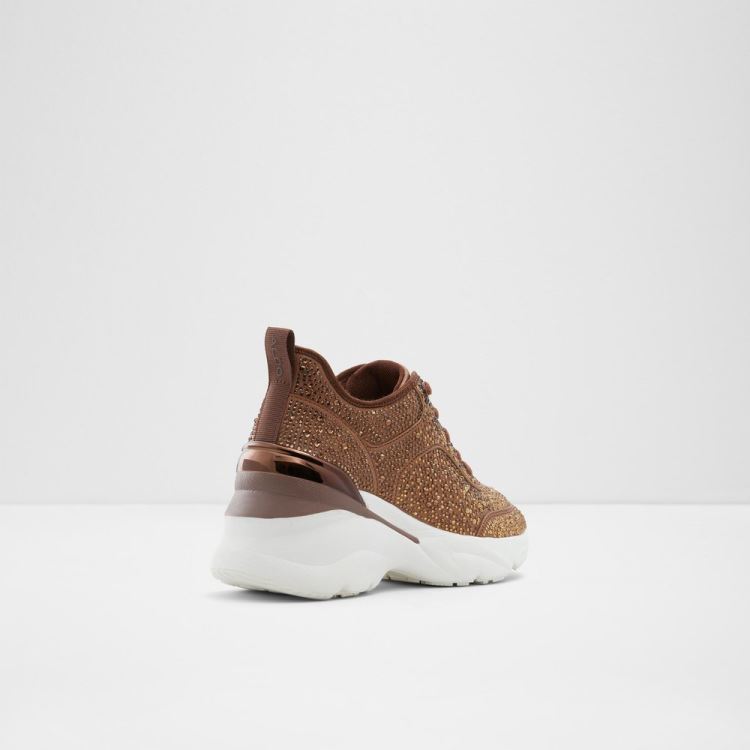 Medium Brown Aldo Aguileri Women's Sneakers | EDCxczMk