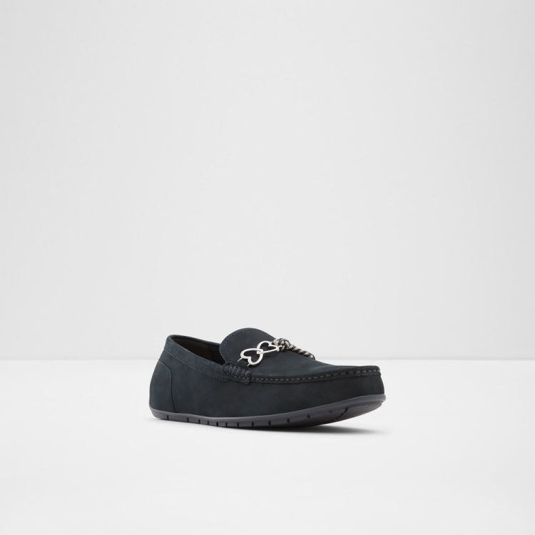 Navy Aldo Lazuri Men's Loafers | XsHZSw3K