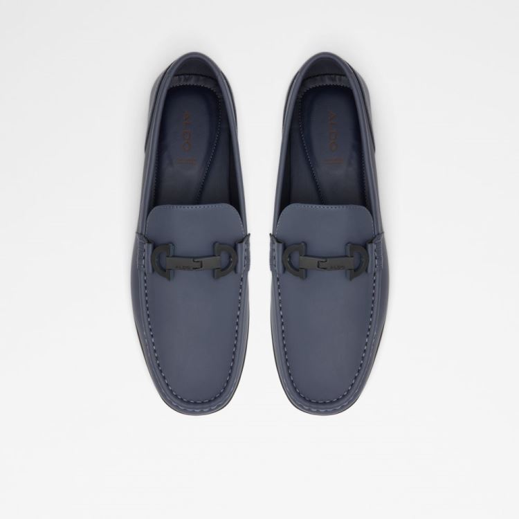 Navy Aldo Orlovoflex Men's Loafers | 2wFezsIl