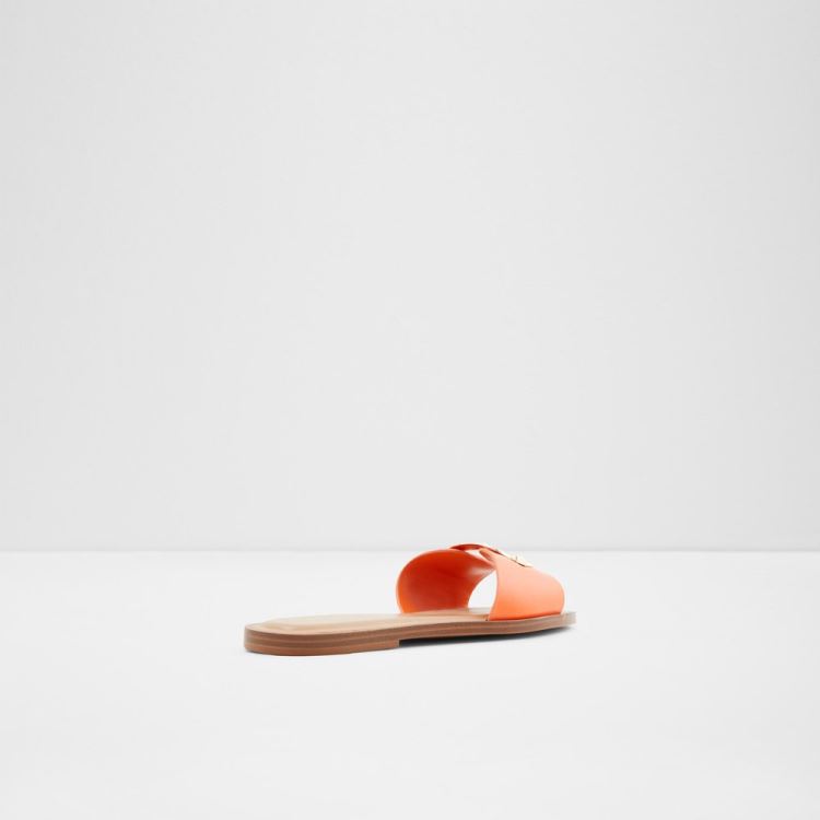 Orange Aldo Glaeswen Women's Flat Sandals | mMidxiQN