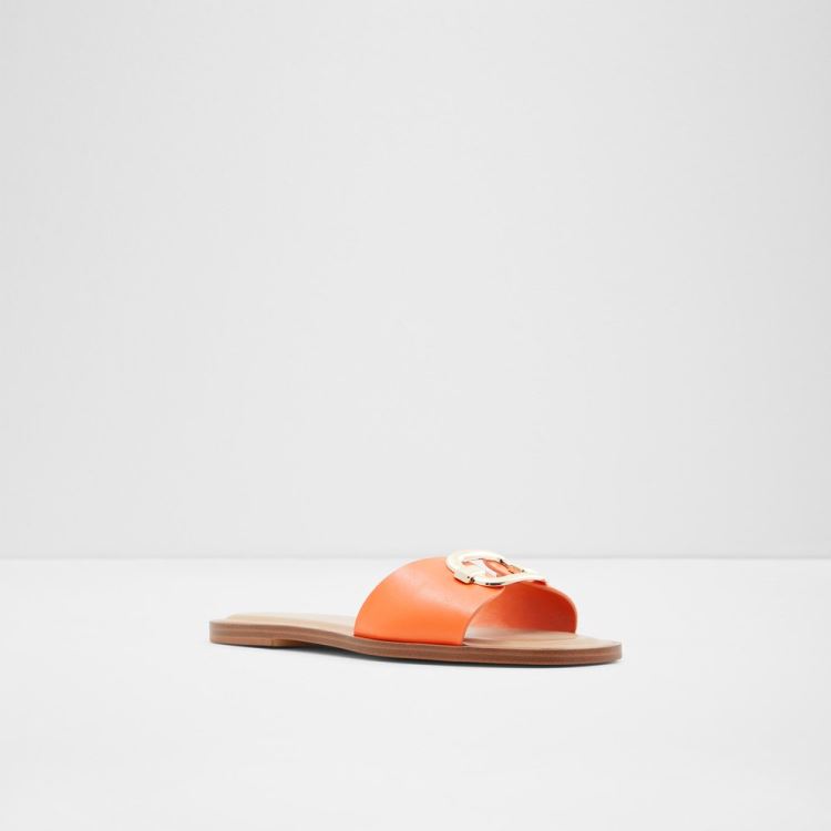 Orange Aldo Glaeswen Women's Flat Sandals | mMidxiQN