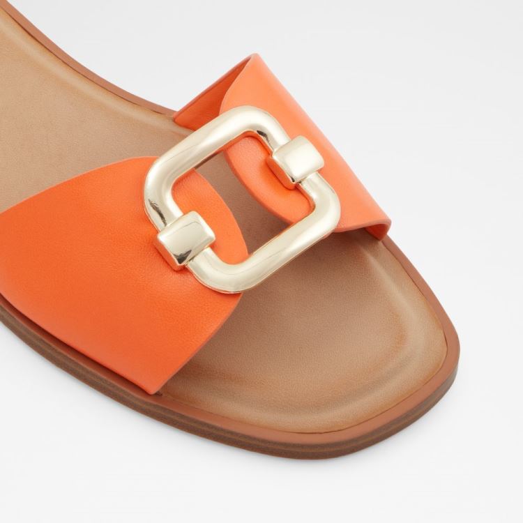 Orange Aldo Glaeswen Women's Flat Sandals | mMidxiQN