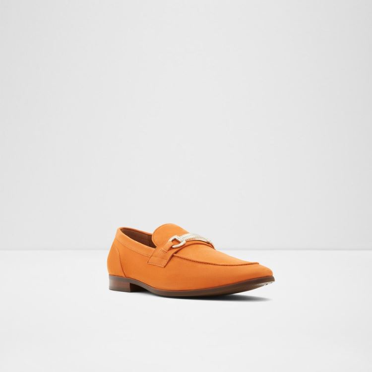 Orange Aldo Monetto Men's Loafers | CmRlEVYC