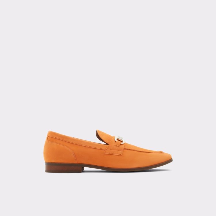 Orange Aldo Monetto Men\'s Loafers | CmRlEVYC