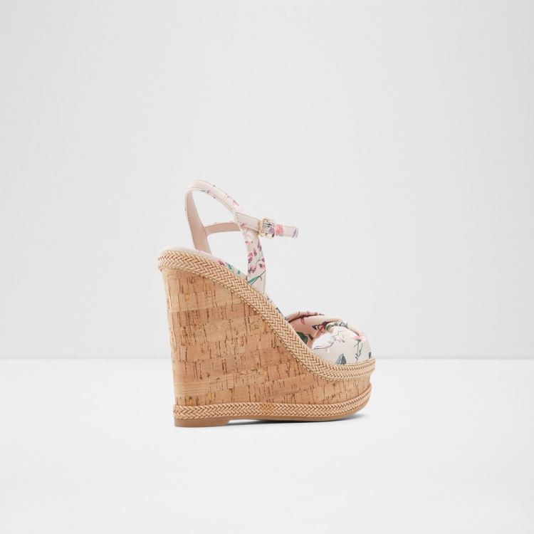 Pink Overflow Aldo Florenna Women's Wedges | gEVhqfM2