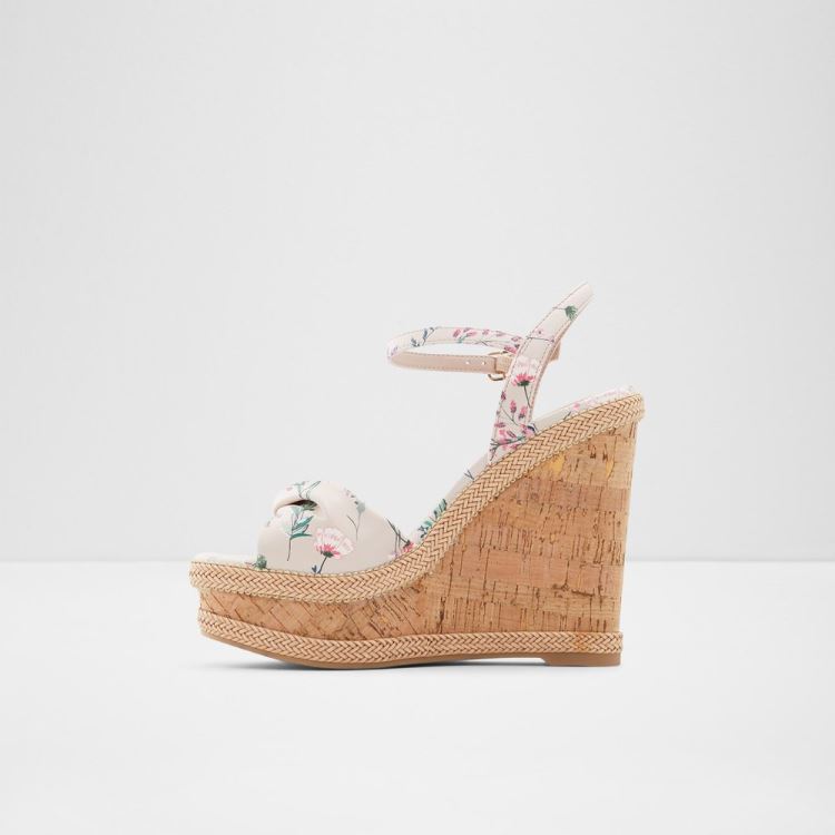 Pink Overflow Aldo Florenna Women's Wedges | gEVhqfM2