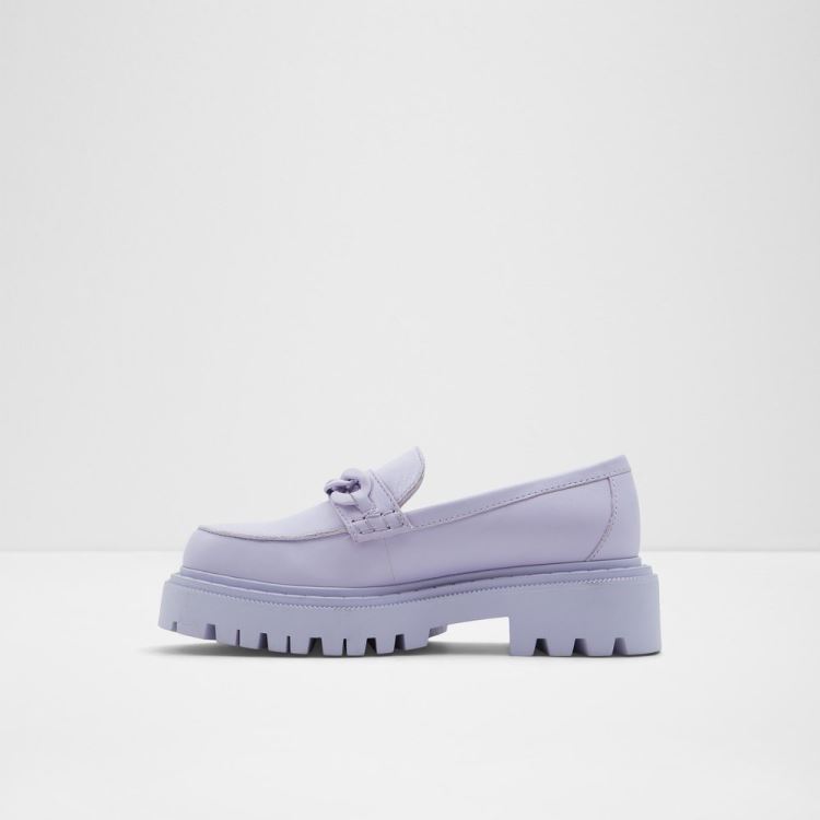 Purple Aldo Bigstrutx Women's Loafers | K9BXlomN