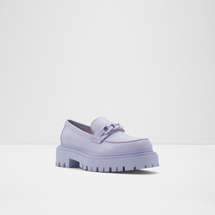 Purple Aldo Bigstrutx Women's Loafers | K9BXlomN