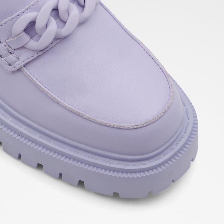 Purple Aldo Bigstrutx Women's Loafers | K9BXlomN