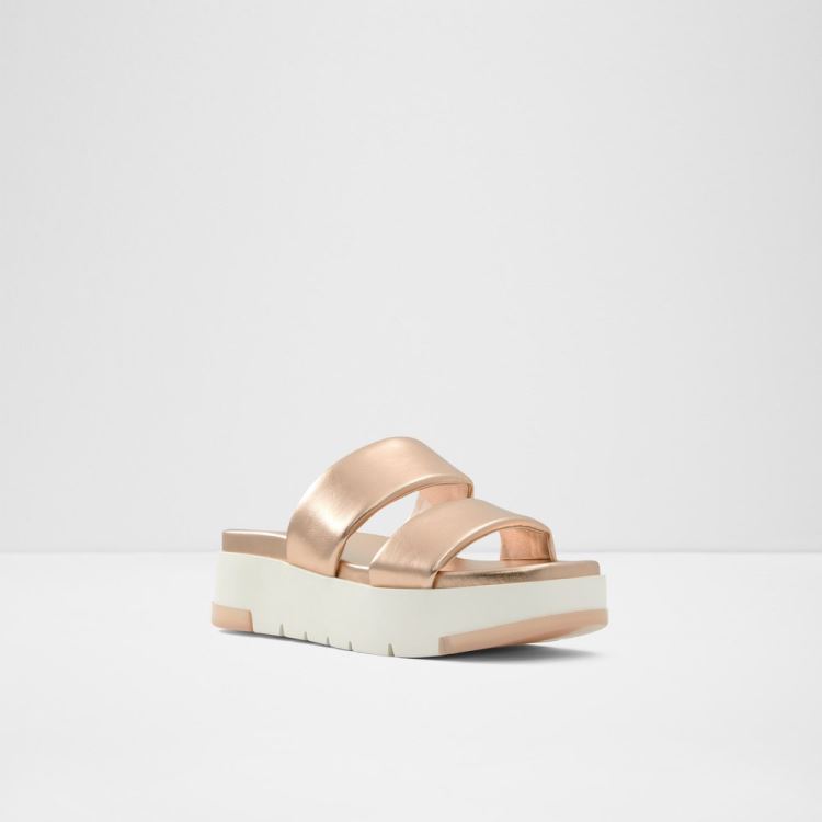 Rose Gold Aldo Cirea Women's Wedges | qkhWSCj0