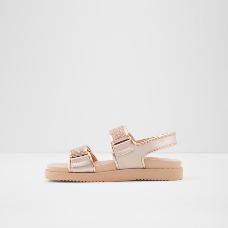 Rose Gold Aldo Eowiliwia Women's Flat Sandals | HKEggB1q