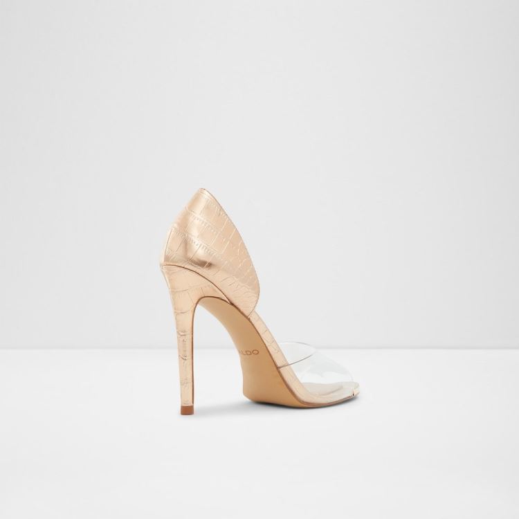 Rose Gold Aldo Gwendassi Women's Dress Sandals | G1dpdBSH