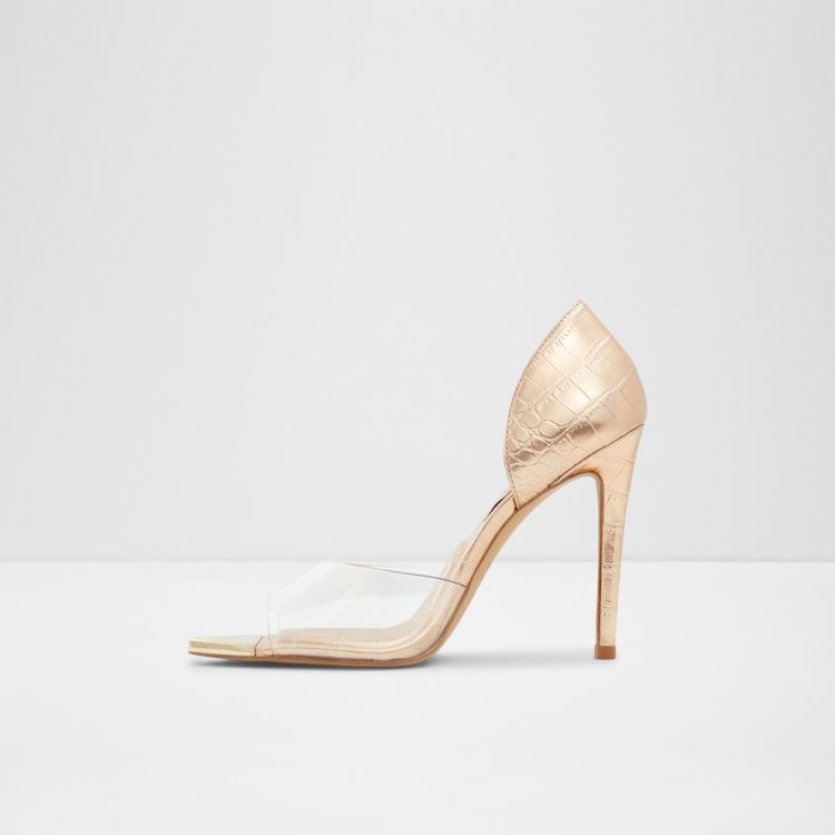 Rose Gold Aldo Gwendassi Women's Dress Sandals | G1dpdBSH