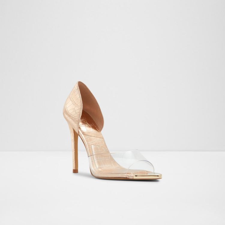 Rose Gold Aldo Gwendassi Women's Dress Sandals | G1dpdBSH