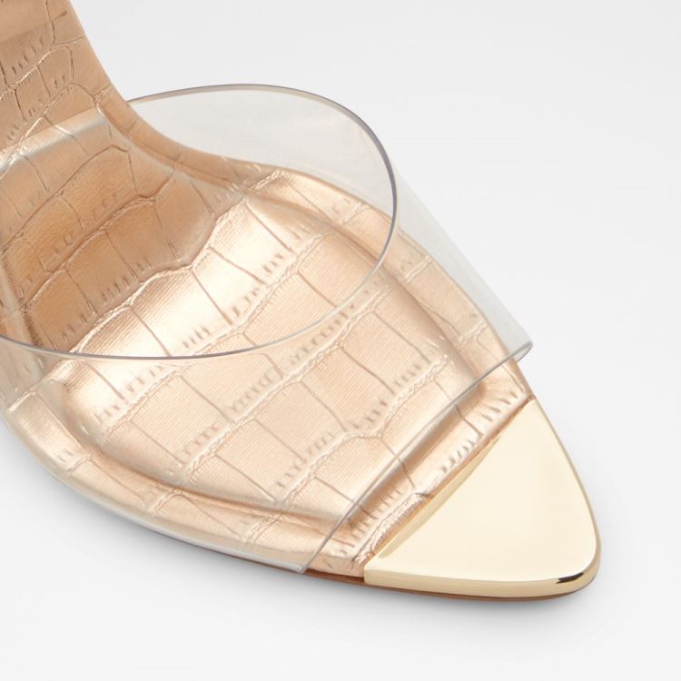 Rose Gold Aldo Gwendassi Women's Dress Sandals | G1dpdBSH