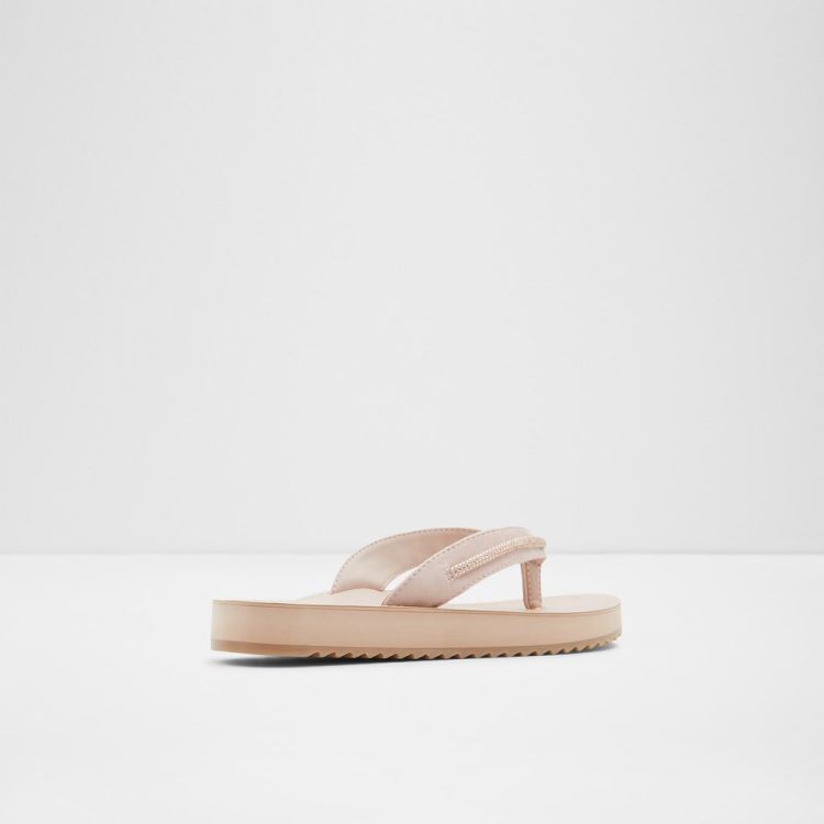 Rose Gold Aldo Polo Women's Flat Sandals | 1DvZTlKW