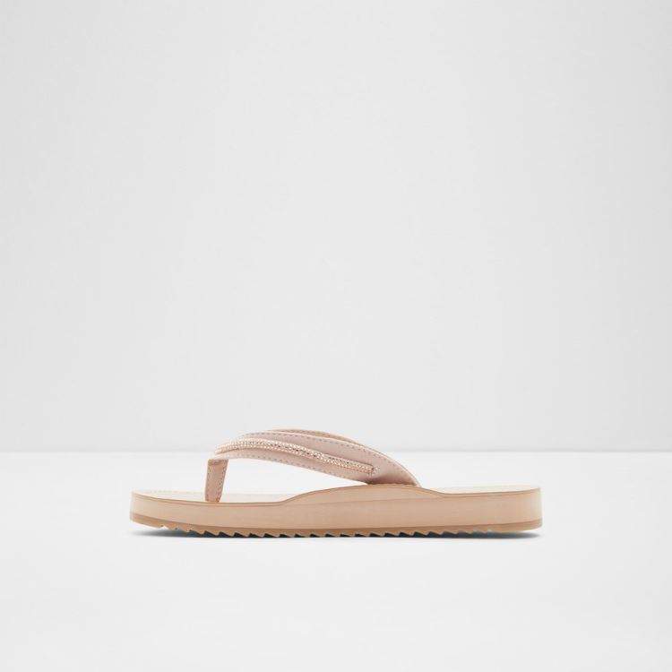 Rose Gold Aldo Polo Women's Flat Sandals | 1DvZTlKW