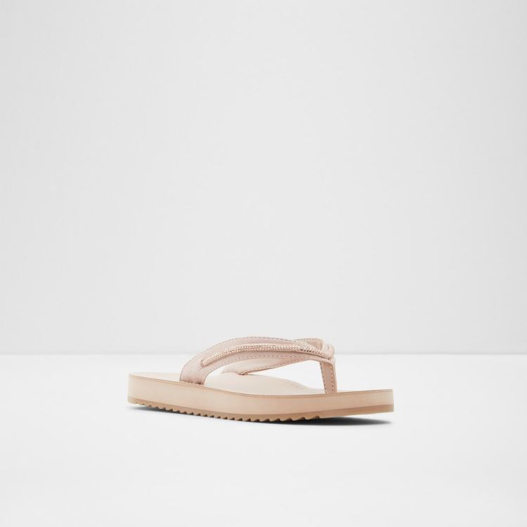 Rose Gold Aldo Polo Women's Flat Sandals | 1DvZTlKW