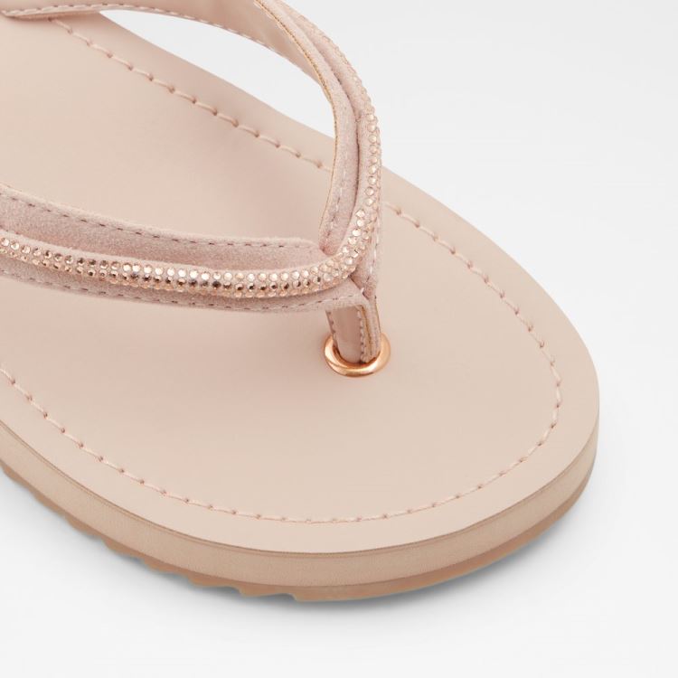 Rose Gold Aldo Polo Women's Flat Sandals | 1DvZTlKW