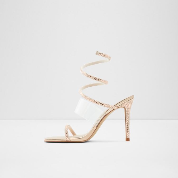 Rose Gold Aldo Selima Women's Heels | RMR6hR7s