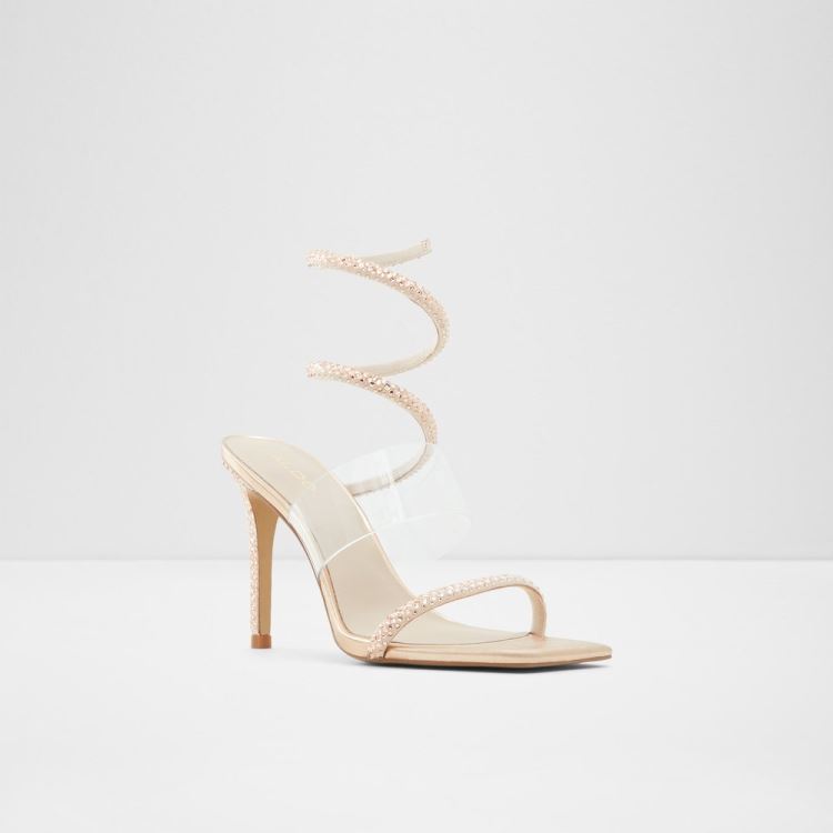 Rose Gold Aldo Selima Women's Heels | RMR6hR7s