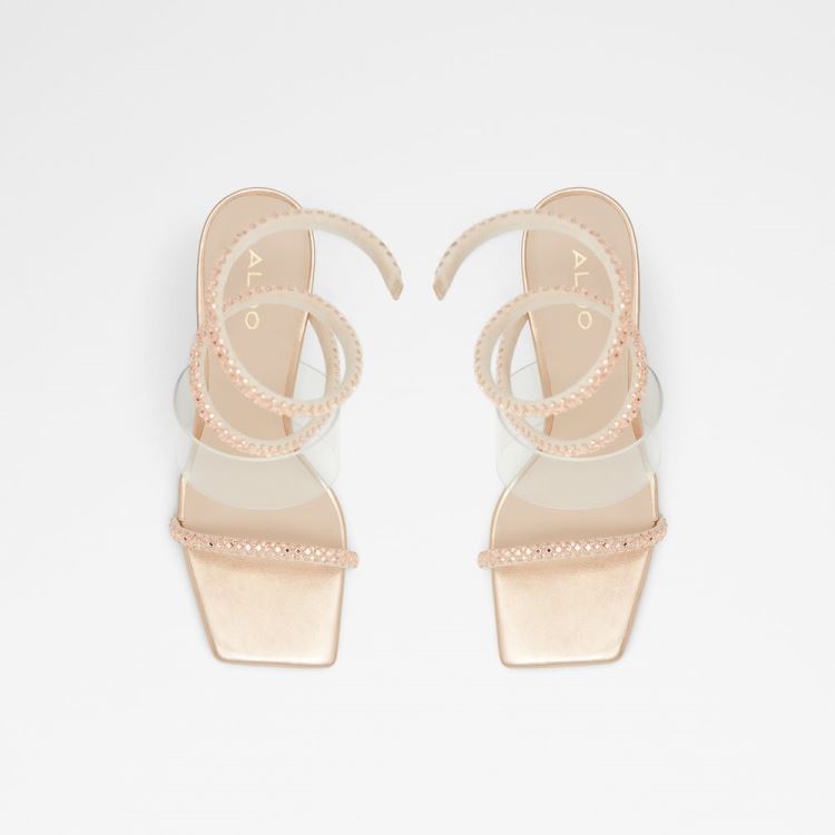 Rose Gold Aldo Selima Women's Heels | RMR6hR7s