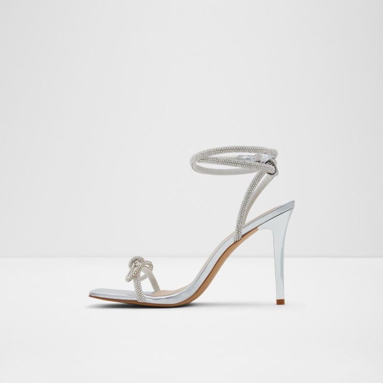 Silver Aldo Barrona Women's Dress Sandals | iwkxT3T3