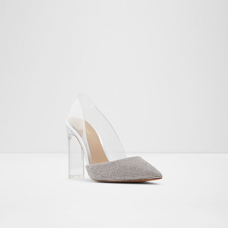 Silver Aldo Violetta Women's Pumps | HrFKF4oa