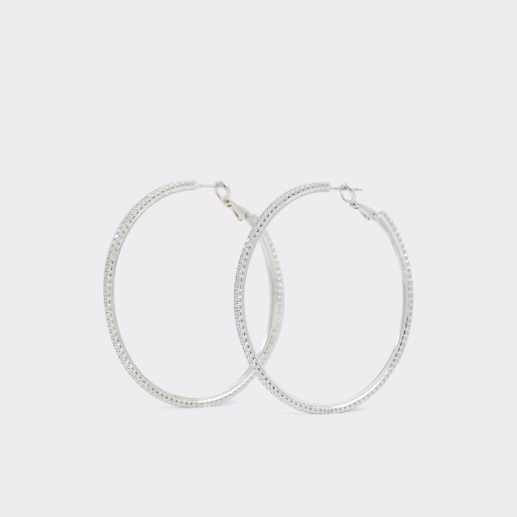 Silver-Clear Multi Aldo Enobrentar Women\'s Earrings | 0vDGe5EC