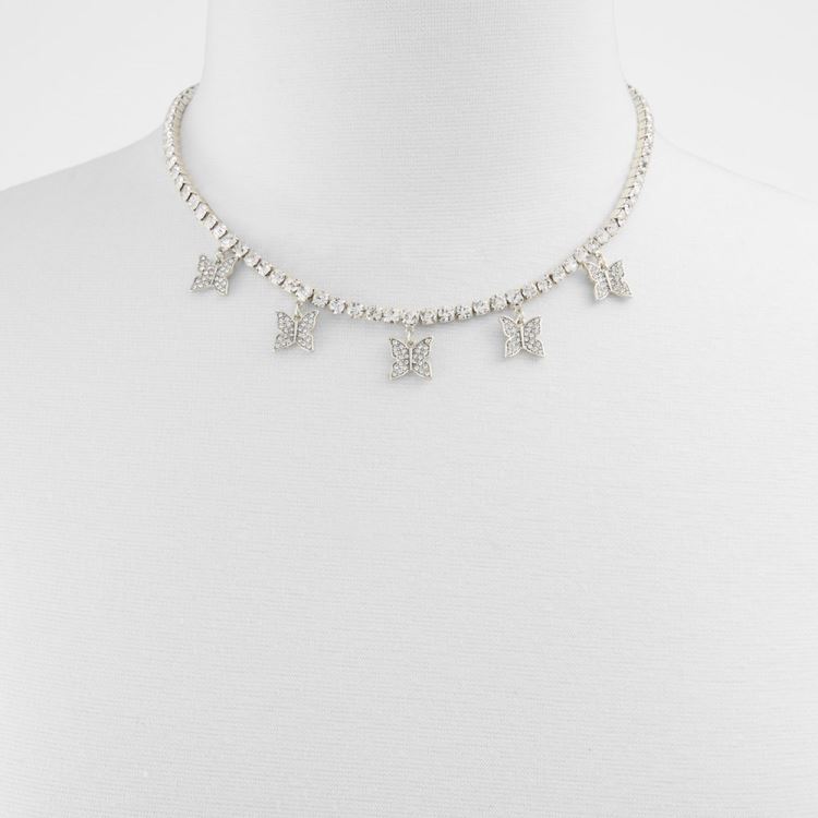 Silver-Clear Multi Aldo Filian Women's Necklace | GADHYkVu