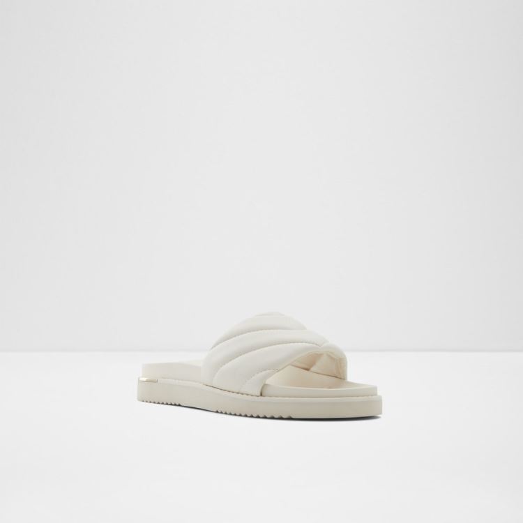 White Aldo Acaswen Women's Flat Sandals | Bp9hrVfD