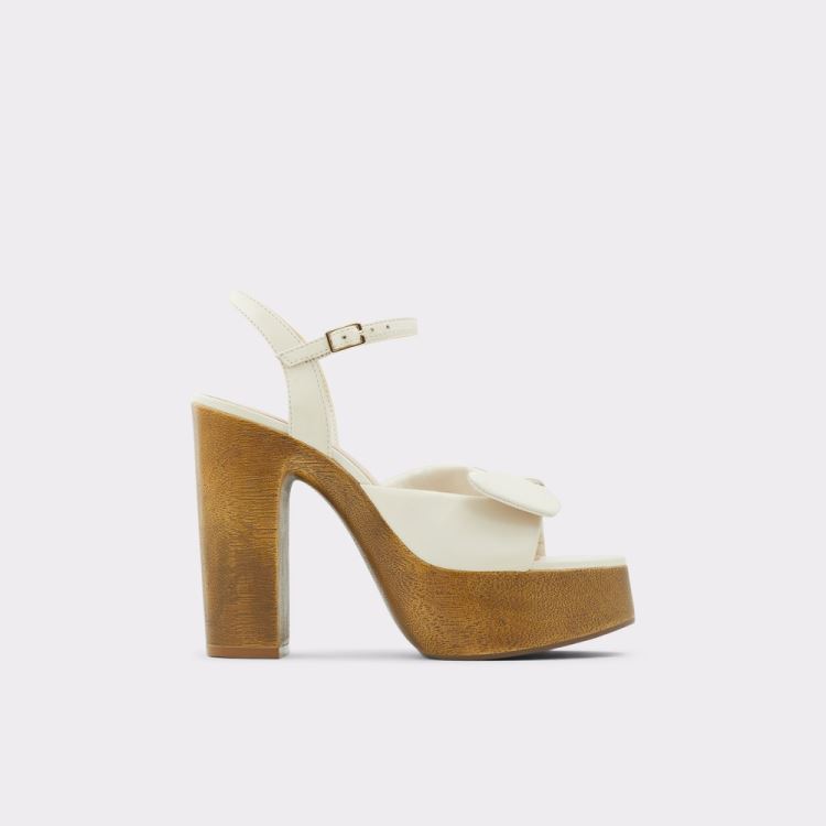 White Aldo Bambola Women\'s Heels | 9anEV4VG